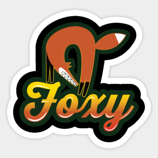 Cute Foxy Fox Sticker